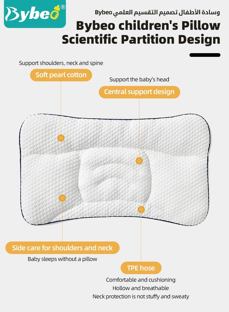 Bybeo Baby Nursing Sleeping Pillow, Toddler Pillow for Sleeping, Kids Spine Protection Pillows, Soft Infant Pillows for Sleeping for Boys and Girls, Ergonomic Design, Especially for Child Aged 1 to 3 Years - Image 5