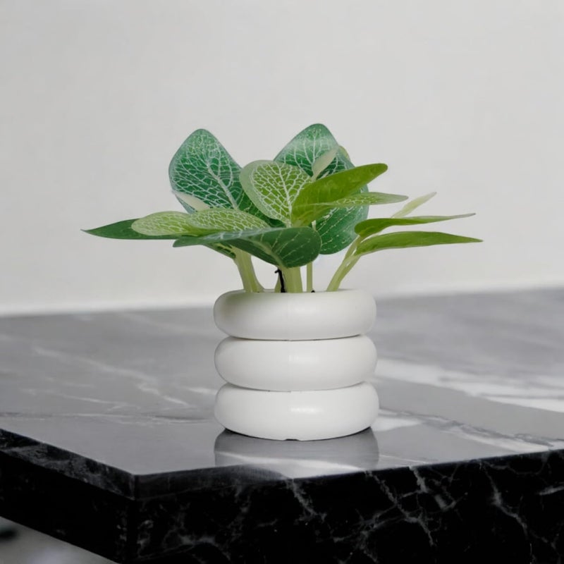 Flora Planet Artificial Plants for Home Decor | Realistic Looking | Home Decor Items | Durable Plastic | Wall Decoration Items for Living Room | Dimensions: 6 cm X 12 cm (Green) - Image 5