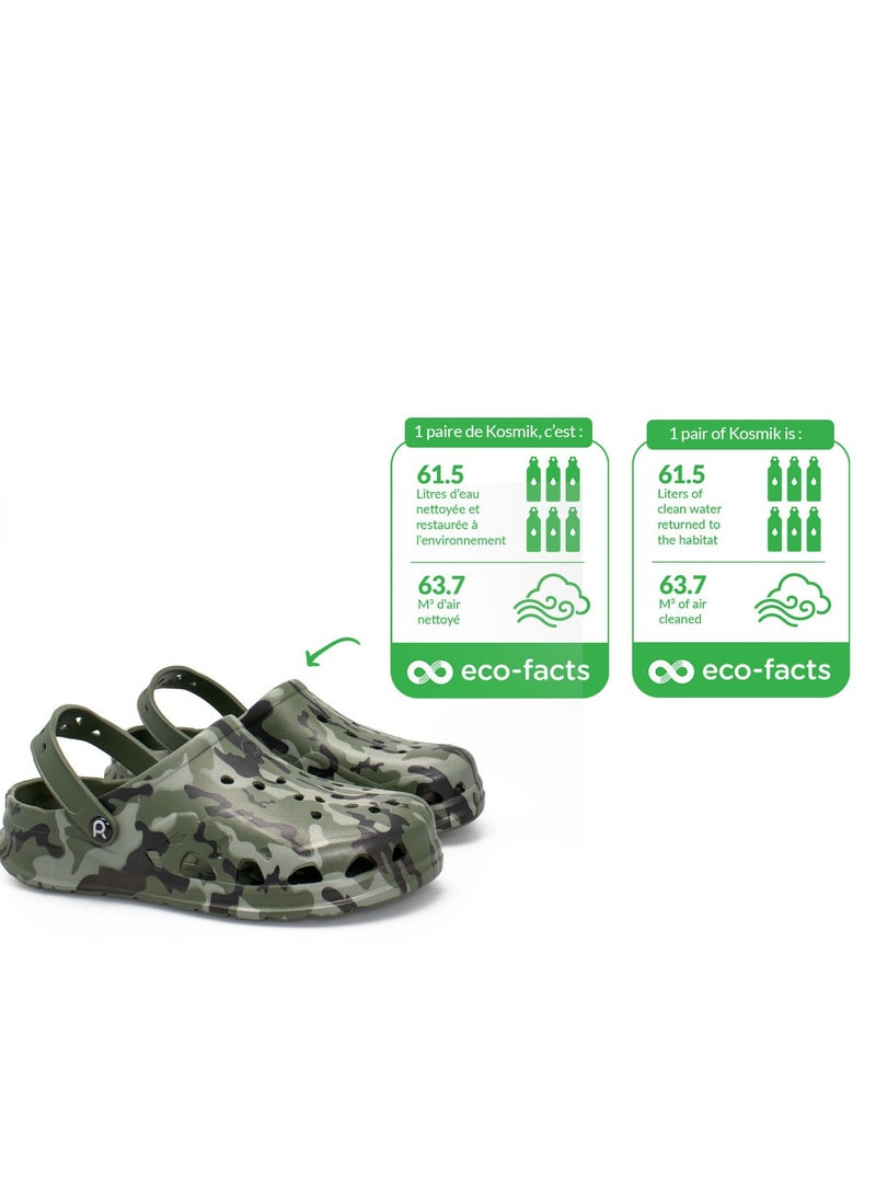KOSMIK Kosmik Unisex Clogs, Camouflage, Sustainable, Eco-Friendly, Waterproof, Lightweight, Easy-to-Clean Footwear  - Image 5