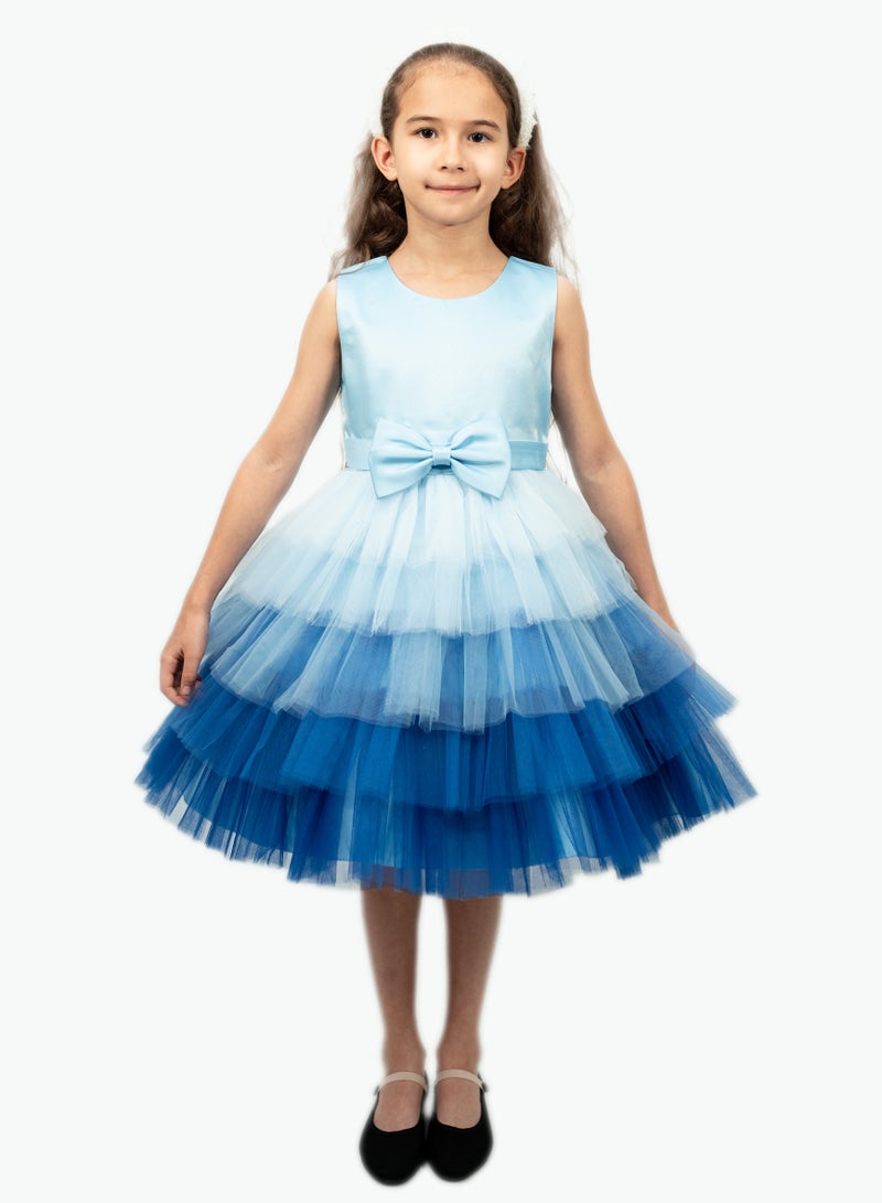 D'Daniela Ombre Tulle Dress - Image 1