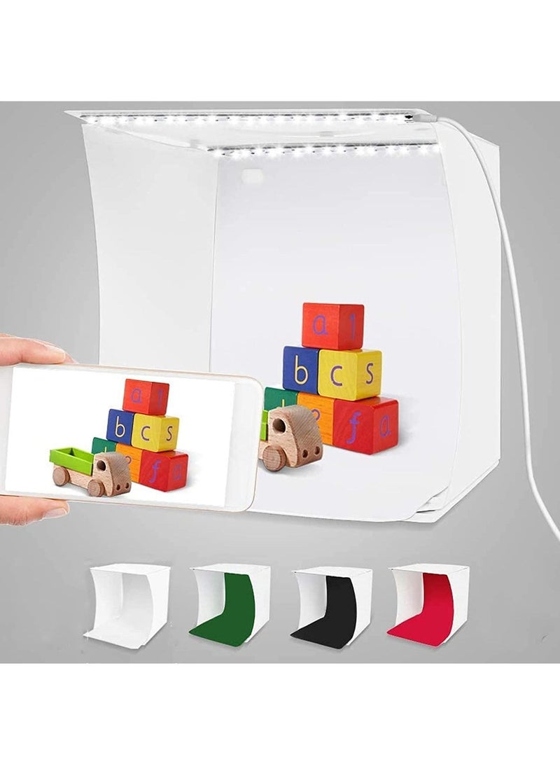 PULUZ 6 Background Folding Portable Photo Lighting Studio Shooting Tent Box 15*15  - Image 1