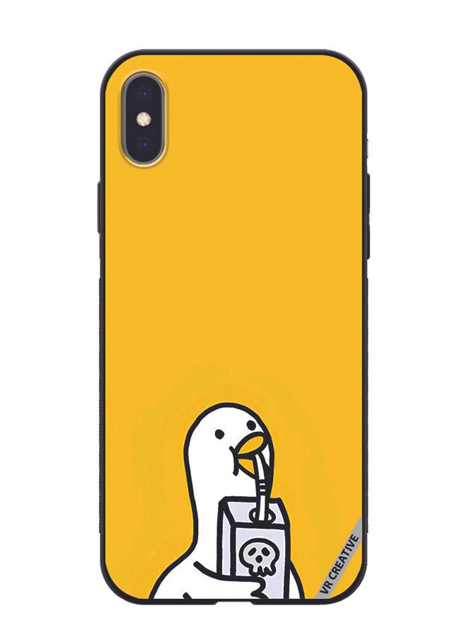 VR CREATIVE Protective Case Cover For Apple iPhone XS Max Duck Design Multicolour - Image 1