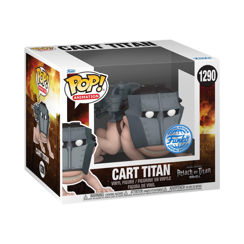 FUNKO POP SUPER Attack on Titan Cart Titan