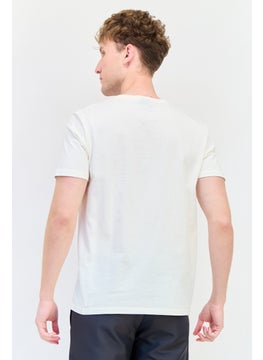 RBX Men Sportswear Fit Short Sleeve Outdoor T-Shirt, Off White  - Image 3