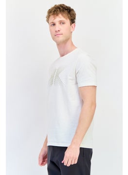 RBX Men Sportswear Fit Short Sleeve Outdoor T-Shirt, Off White  - Image 2