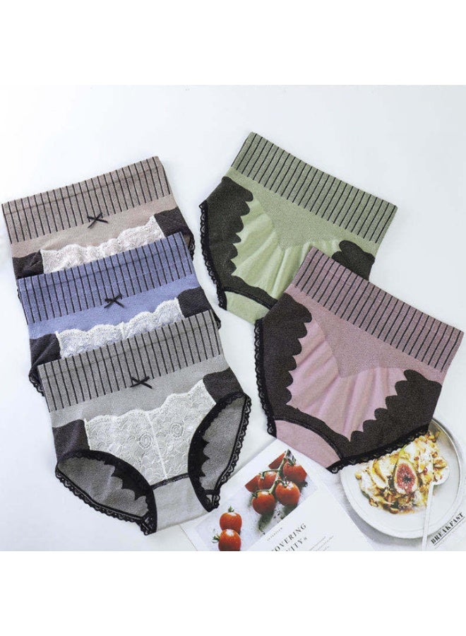 KUYING High Waisted Anti Glare Postpartum Waist Cinching And Hip Lifting Safety Pants For Body Shaping Set Of 5 - Image 5