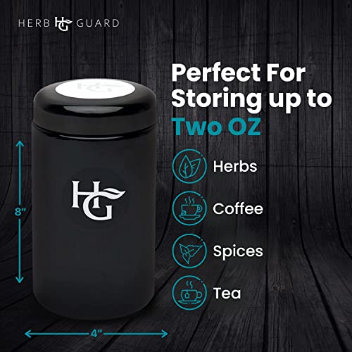 Herb Guard - 2 Oz Airtight Ultraviolet Jar (1 Liter) Keeps Herbs Fresh for Months - Image 4