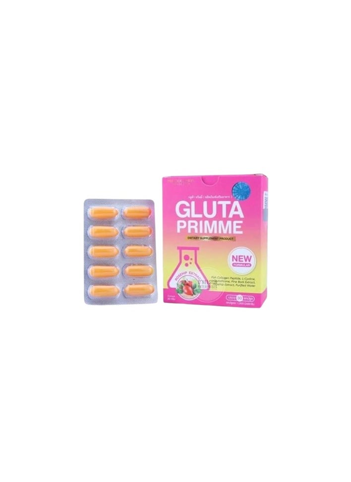 Gluta Gluta Primme Dietary Supplement (30 Capsule) 