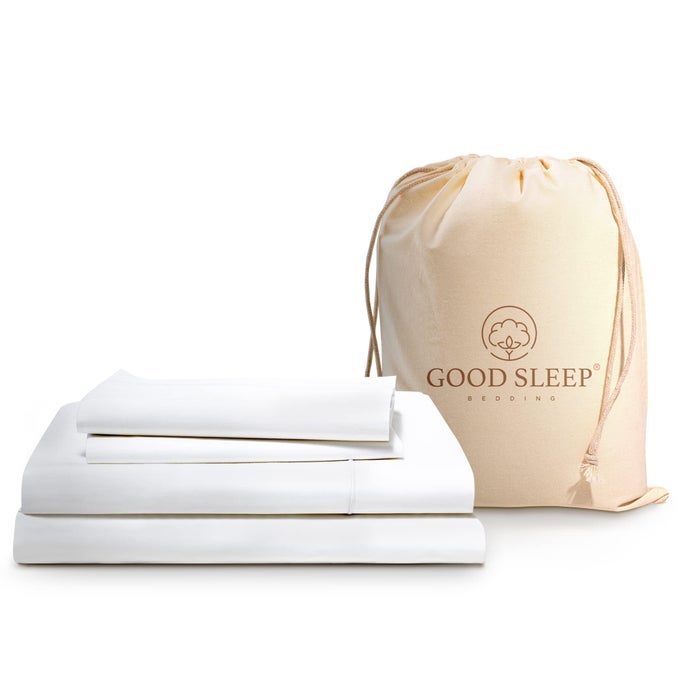 1000 THREAD COUNT EGYPTIAN COTTON SHEETS FULL SIZE 4 PC LUXURY SHEETS SET LONG STAPLE 100 COTTON SHEETS FOR FULL SIZE BED 16 DEEP POCKET HOTEL STYLE SHEETS SATEEN SHEETS FULL WHITE