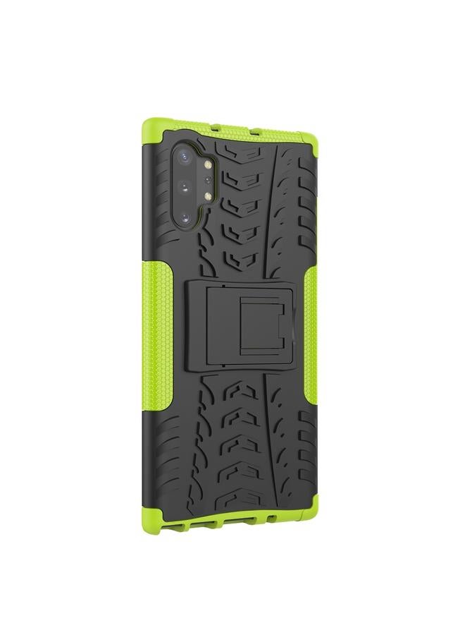 Zaboon Case For Galaxy Note 10 Plus Tire Texture TPU + PC Shockproof Case with Holder - Image 2