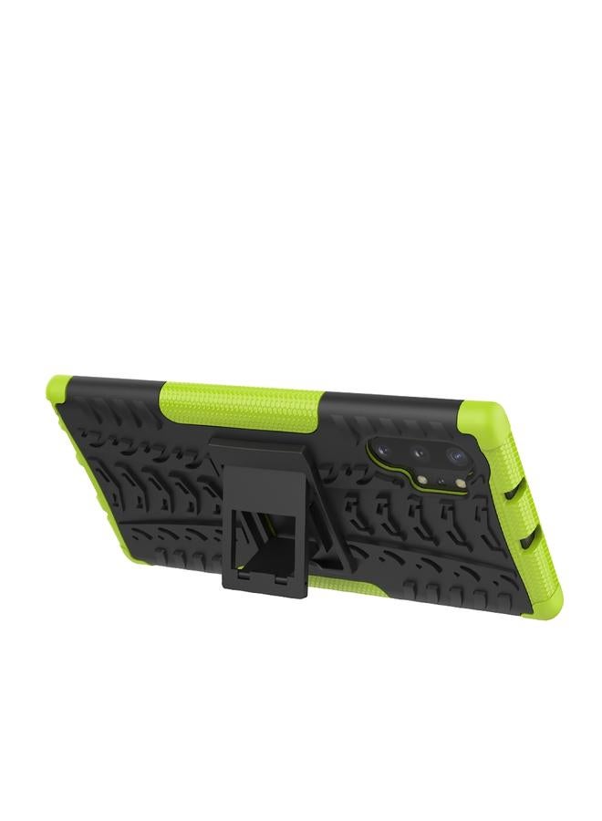 Zaboon Case For Galaxy Note 10 Plus Tire Texture TPU + PC Shockproof Case with Holder - Image 4