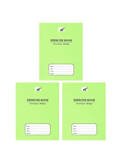 Psi 3-Piece20mm Square Lined Exercise Notebook 200 Pages  - Image 1
