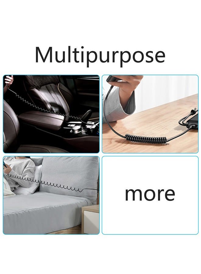 Maixbomr Micro USB Expansion Spring Cable 1 to 2FT,Spiral USB A Male to Micro USB Male Charging and Data Transfer Spring Cord,for Smart Phone, Tablet,and Other with Micro USB Port Devices - Image 3