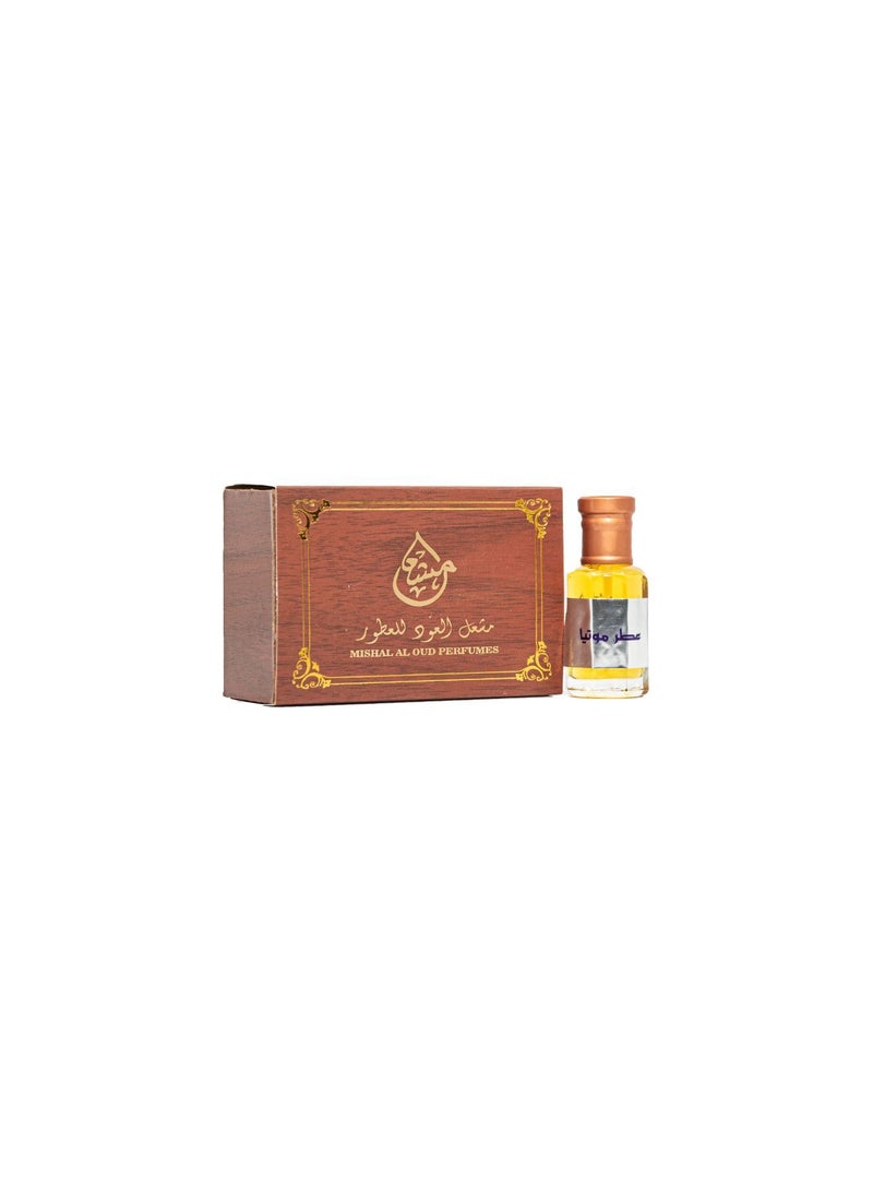 Mishal al oud Attar Motia Perfumes for Women, 12 ML - Image 1