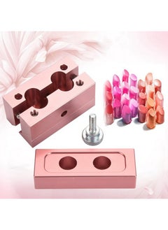 TOPINCN Diy Lipstick Mold12.1 Aluminum Alloy Rose Gold Dual Uses Lip Balm Maker Tooldiy Makeup Cosmetics Lipstick Mould Silicone Mold Making Set Lipstick Mold  - Image 3