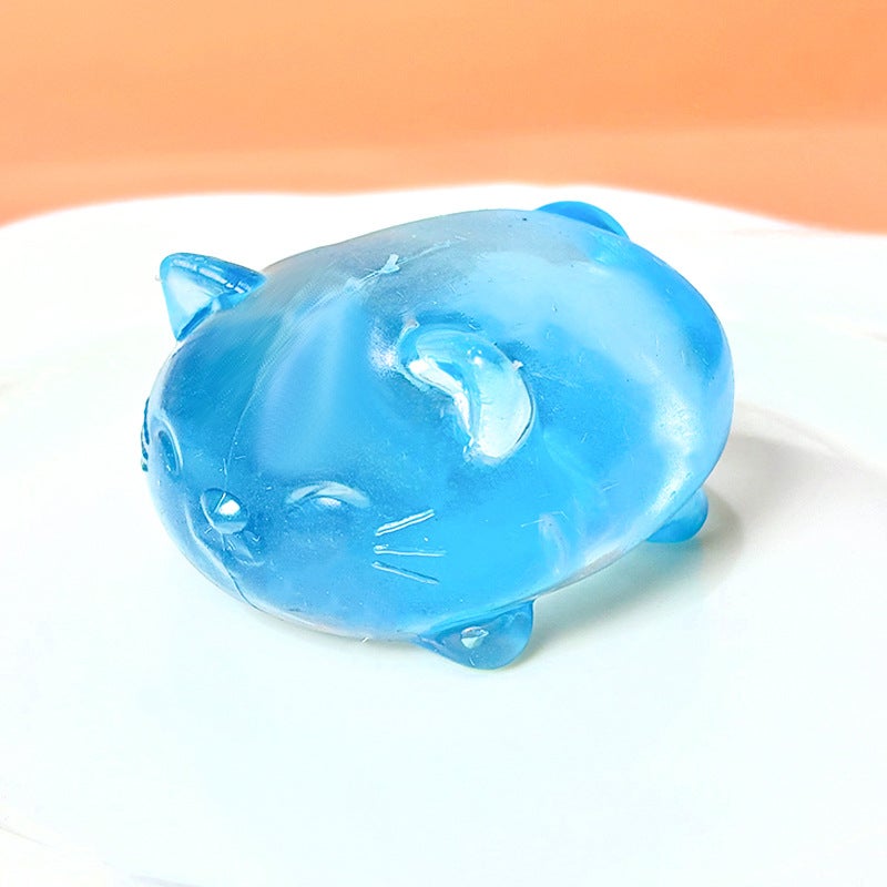 Needoh'S Same High-Looking Crystal Kitten Maltose Pinch Decompression Toy To Vent And Decompress - Image 1
