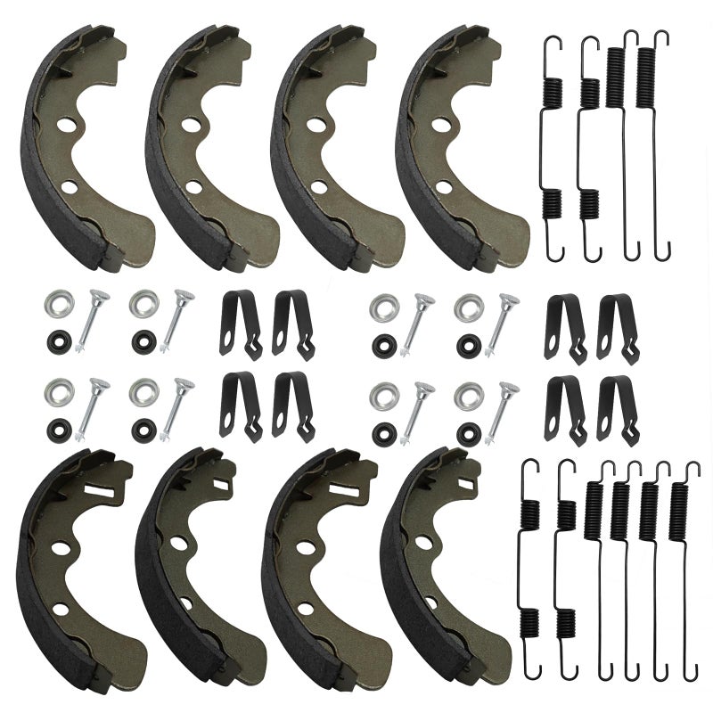 Brake Shoes FrontRear All Springs Pins LeftRight for Kawasaki Mule 3000 3010 3020 4000 4010 KAF620 KAF950 Diesel 20012021