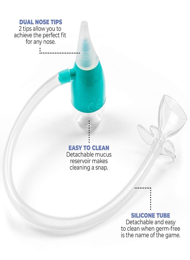 OCCObaby Manual Baby Nasal Aspirator - Nose Sucker for Toddlers and Newborns - Baby Congestion Relief - Aspirador Nasal para Bebes - Baby Nose Aspirator for Runny Nose Relief for Toddlers and Infants - Image 3