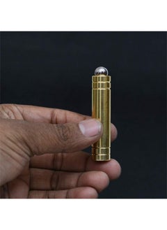 MilesMagic Magician'S Super Steel Ball And Tube (Brass) Mystery Gimmick | Commanding, Transforming, Shrinking Steel Ball Into Brass Tube Real Close Up Magic Trick  - Image 3