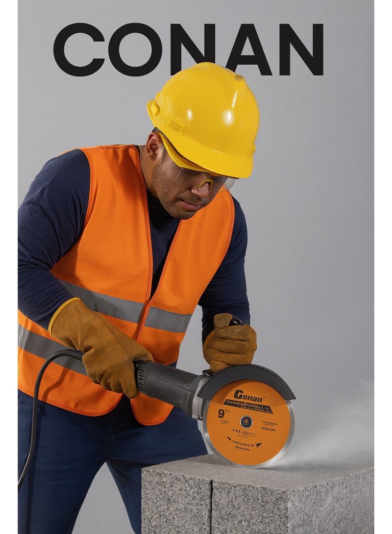 كونان شفرة ماسية مجزأة احترافية 7 بوصة (180 مم) من Conan Tools – موديل COD180 | شفرة صناعية للقص الرطب والجاف للخرسانة والحجر والسيراميك | سرعة دوران قصوى 8,600 دورة/دقيقة - Image 2