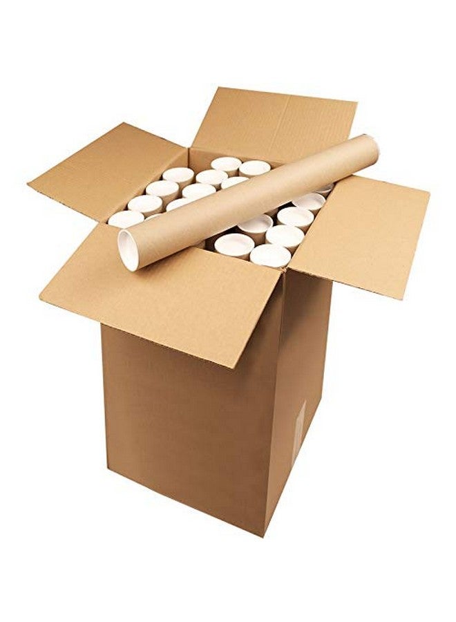 برولاين أنابيب شحن بريدية ثقيلة مقاس 3 × 30 بوصة من كرافت مع أغطية (أنبوب واحد) - Image 3