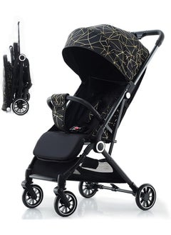 Beauenty Airplane-friendly Foldable Stroller With Three-Position Adjustable Backrest, Suitable For Children Aged 0-3 Years  - Image 1