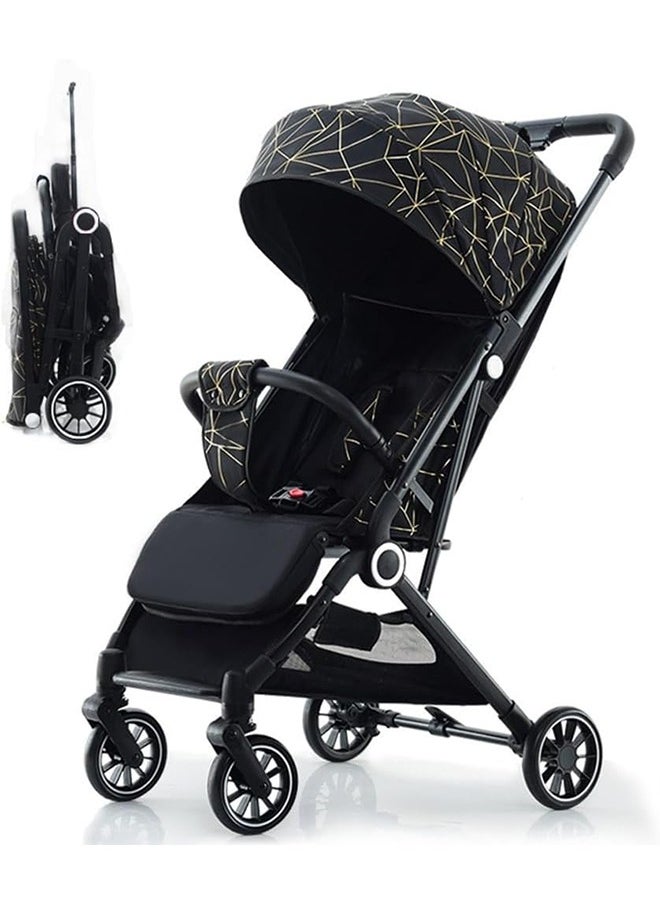 Beauenty - Airplane-friendly Foldable Stroller With Three-Position Adjustable Backrest, Suitable For Children Aged 0-3 Years - Image 1