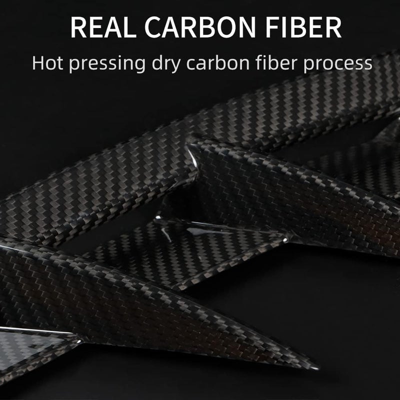 JSWAN Carbon Fiber Front Fog Light Eyebrow Cover for Toyota Supra A90 MK5 - Image 3