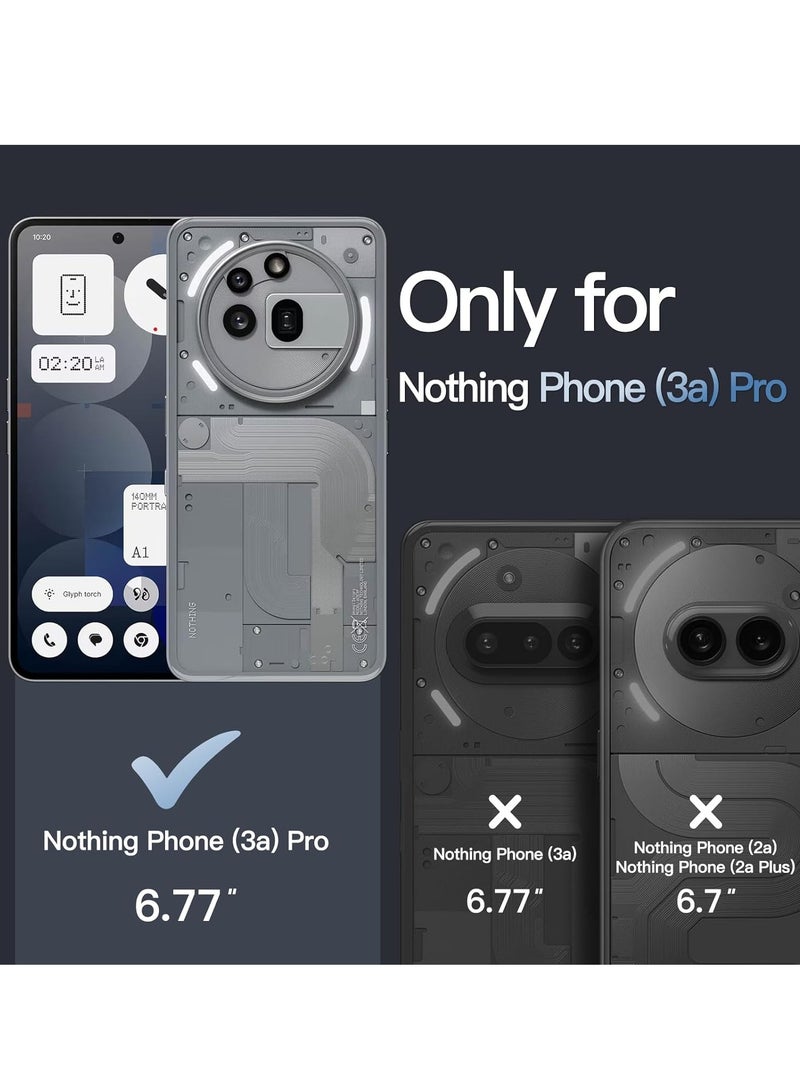 BORTONY Nothing 3a Pro Case Liquid Silicone Case with Camera Protection Soft TPU Anti-Scratch Microfiber Lining Protective Cover for Nothing 3a Pro - Image 2
