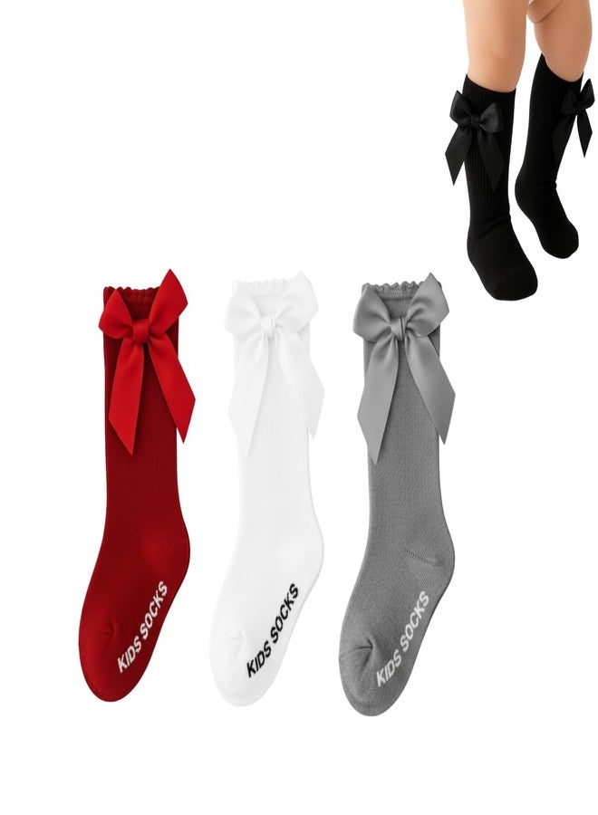 Havenfort baby girl knee high socks pack of 5 (0-6 month to 3-5 year) (IN, Age, 12 Months, 18 Months, 3) - Image 1