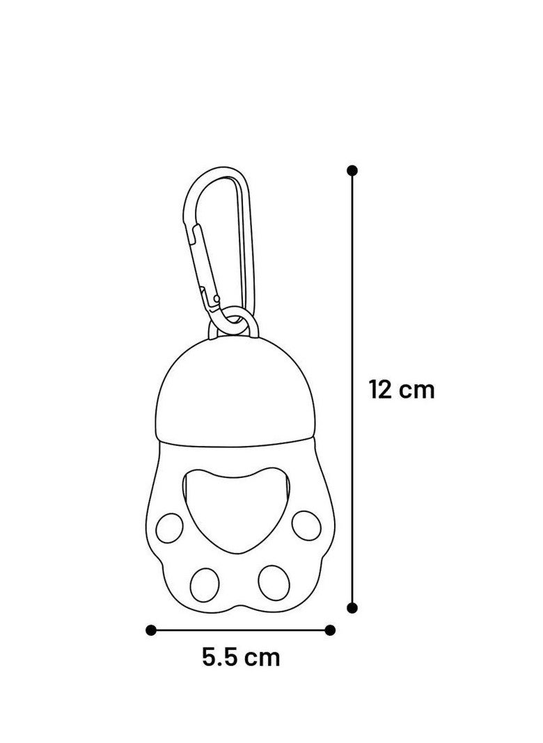 amchi baby Diaper Disposal Bag Dispenser with 2 Garbage Bag Rolls  - Image 2