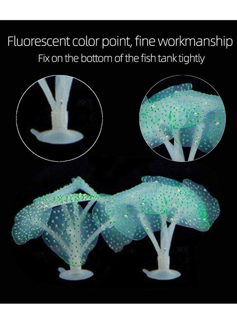 Aquarium reflective mushroom aquarium decorations for  fish tank  5 pcs - Image 3