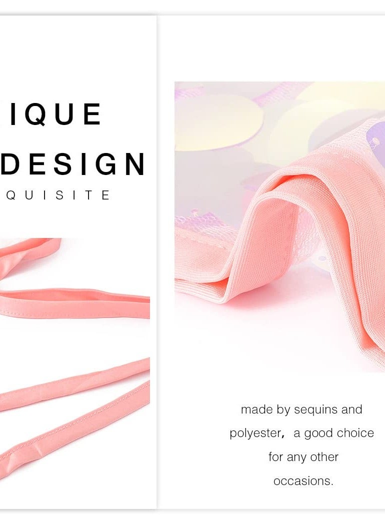 Excefore Mermaid Hip Wrap Belly Dance Hip Skirts - Perfect for Rave Parties and Dance - Ideal for Women and Girls. - Image 4