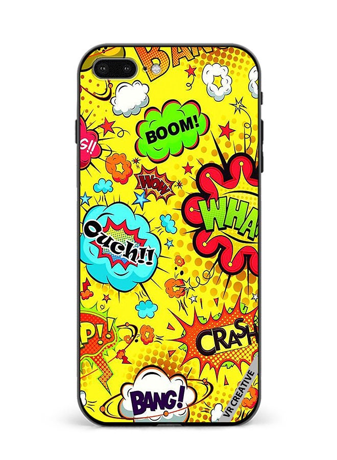 VR CREATIVE Protective Case Cover For Apple iPhone 7 Plus/8 Plus Multiple Stickers Design Multicolour - Image 1