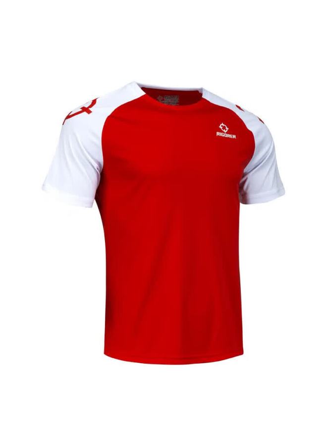 Rigorer Short Sleeve T-shirt Summer Comfortable Casual Simple Sports Sweat-absorbing Breathable Running Top - Image 2