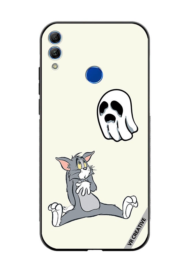 Protective Case Cover For Honor 10 Lite Tom Scared Design Multicolour