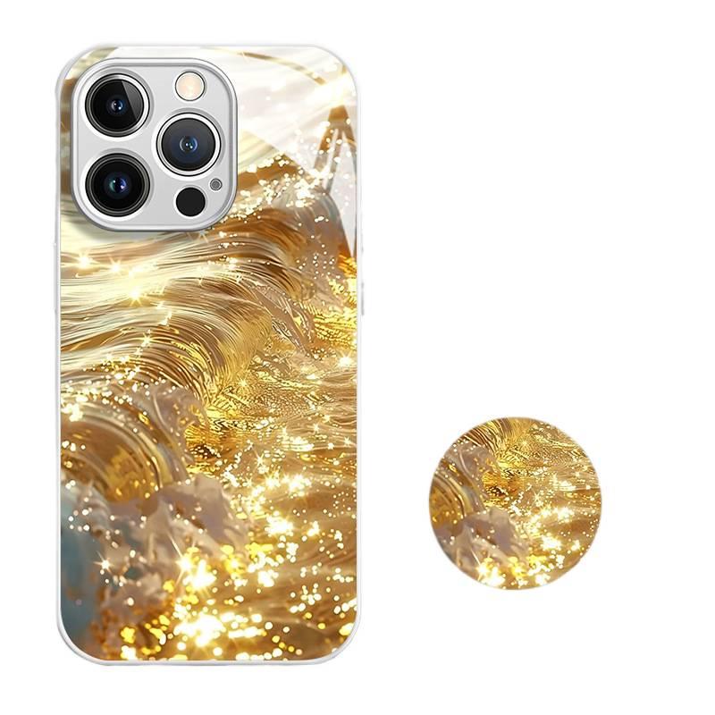 MS غطاء واقي بGlass لـ Xiaomi 12 Pro مع نقشة كرتونية ومقاوم للصدمات مع مقاوم للصدمات مع حماية من السقوط مع مقاوم للخدش باللون Plum - Image 3
