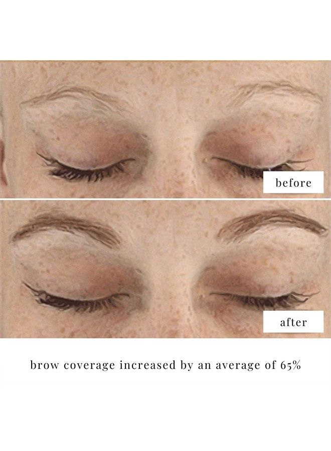 Elizabeth Mott Eyebrow Gel Makeup - Queen of the Fill Brow Tint and Filler - Brush to Fill in Eyebrows and Cover Gray Hairs - Cruelty Free - Dark Medium Brown, 4g - Image 2