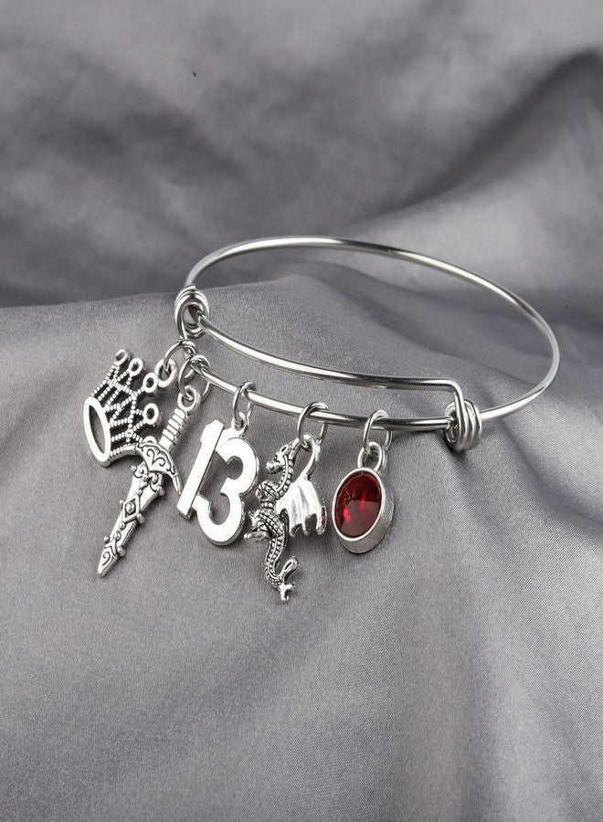 AKTAP a Court Of Roses Jewelry T f Glass Inspired Bracelet for S The 13 Fan Gift (The 13 bracelet) - Image 5