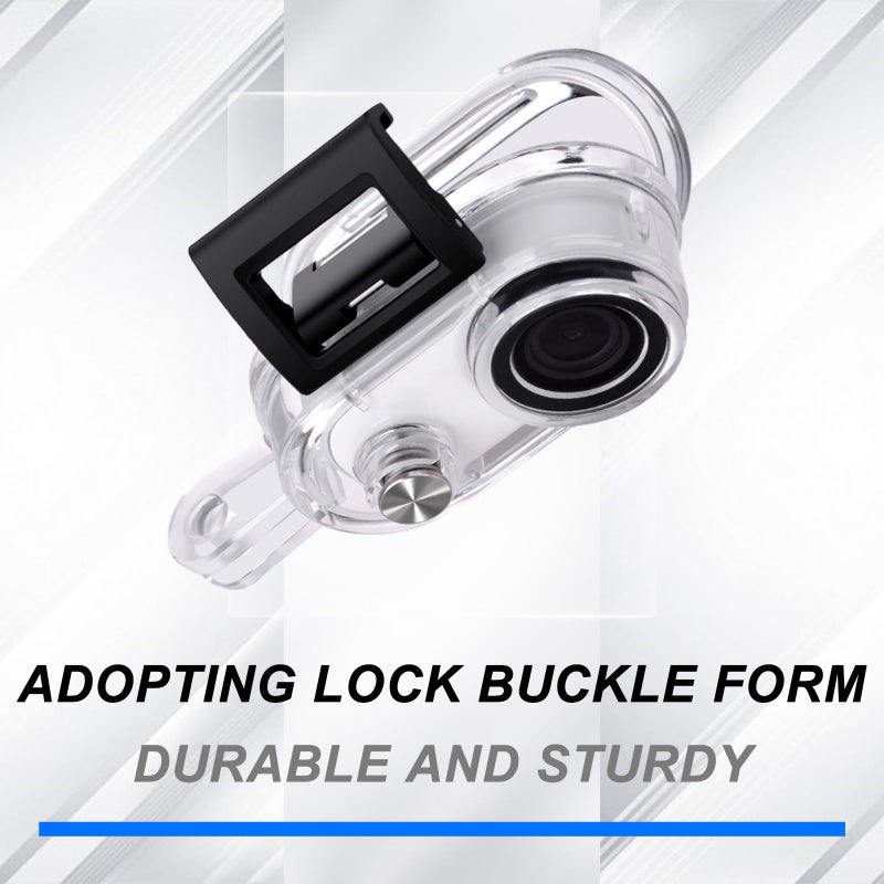 Bukela Waterproof Housing Case for Insta-360 GO 3S, 30M (98ft) Underwater Dive Protective Shell with Bracket Accessories - Image 2