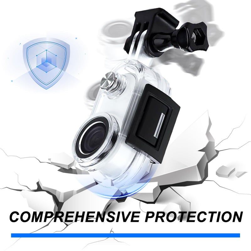 Bukela Waterproof Housing Case for Insta-360 GO 3S, 30M (98ft) Underwater Dive Protective Shell with Bracket Accessories - Image 5