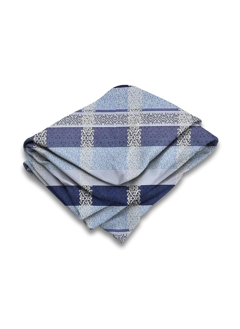 BELVOSTUM BELVOSTUM Duvet Cover Duvet Cover Single Bed Quilt Cover Single Bed with Zipper Single Duvet Cover Cotton Printed Duvet Cover Blanket Cover Single Bed Sky Blue Blue  - Image 5