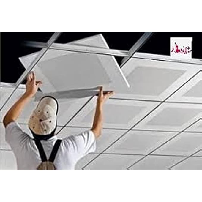 ABBASALI GYPSUM CEILING TILE 600X600X7MM (PACK OF 8 PIECES) - Image 2