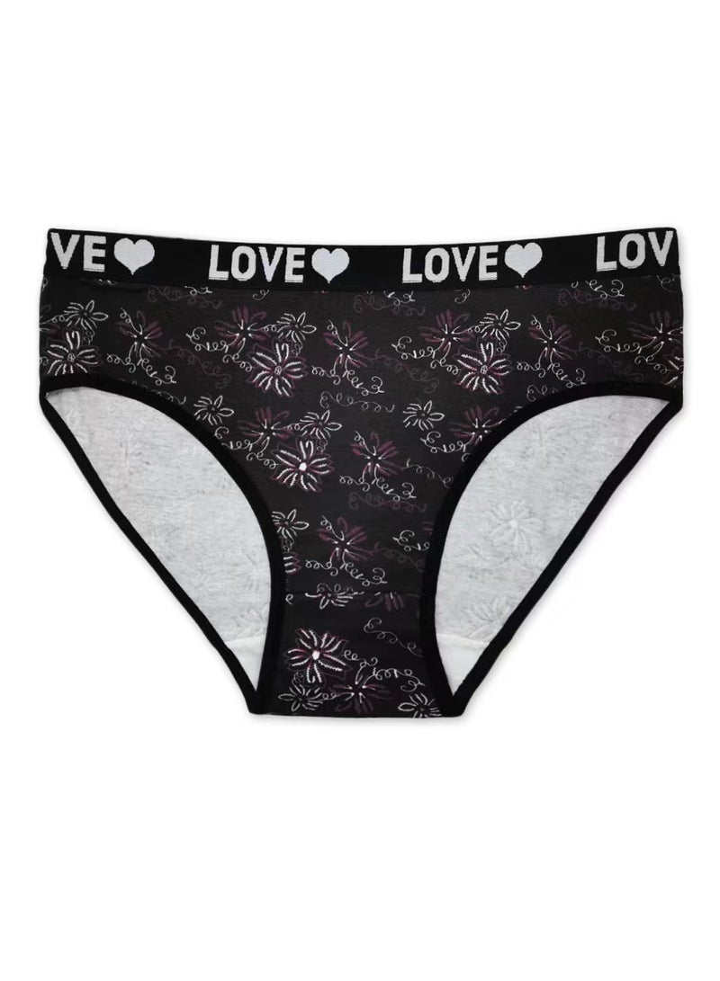 Zeemey Zeemey 6 Pack Womens Underwear Cotton Sort Bikini Breathable Panties Low Rise Hipster Ladies Charming Cheeky Lingerie  - Image 5