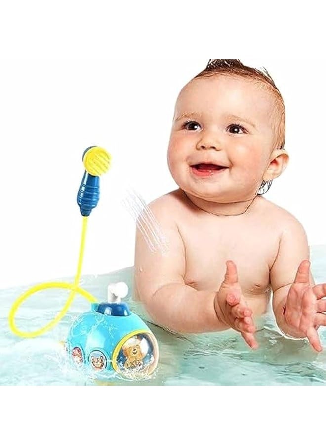 Mumoo Bear Baby Bath Toys Set Bathtub Toys Set Funny Floating and Sprinkler Shower Toy Bathroom Floating Water Squirting Toys Gift for Boys Girls - Image 1