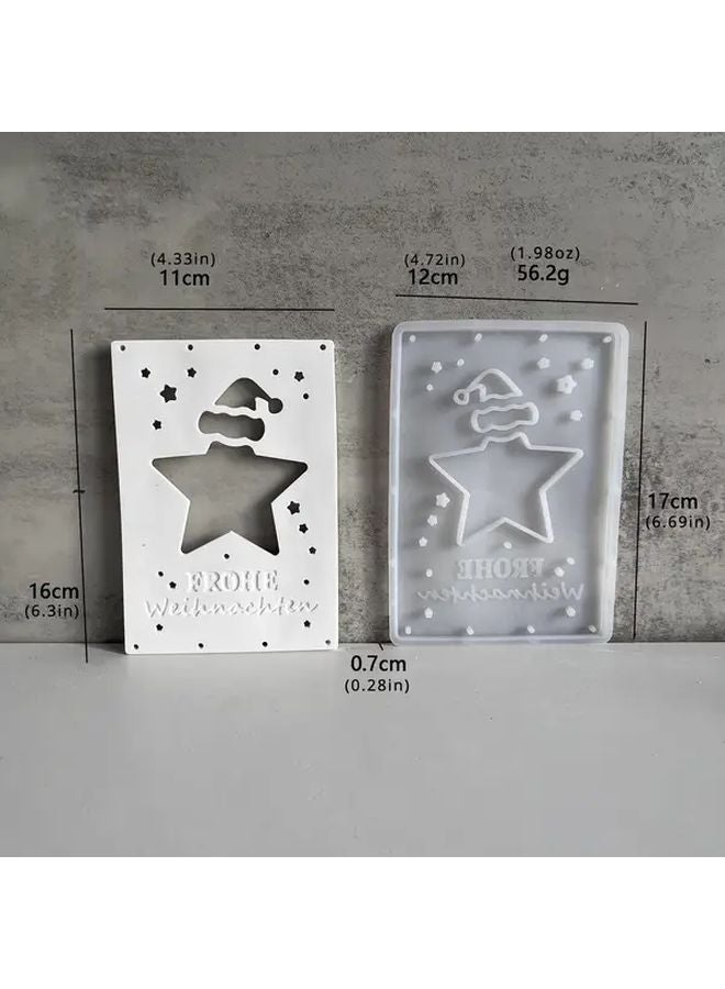 Series Elk Pentagram  Tree Rectangular Cash Gift Box Silicone Mold Model 005 - Image 5