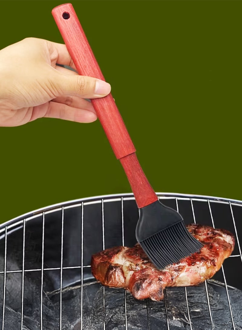 DBLEW Feixiong Eagle Barbecue Tool Set – 12 Pcs with Wooden Handle - Image 4