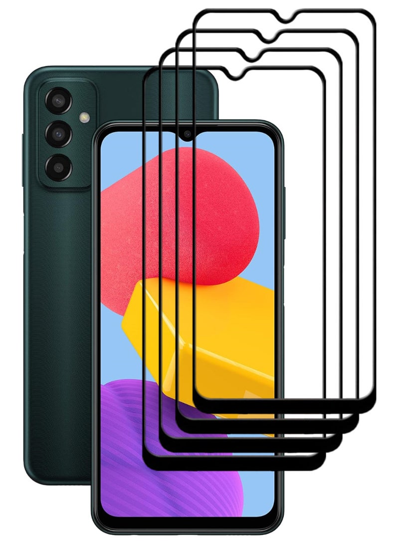 ACLIX 4 Pieces Antistatic ESD Dustproof Premium Quality High Definition Tempered Glass Screen Protector Designed For Samsung Galaxy M13 - Image 1