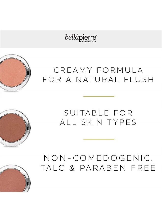 BellaPierre Compact Mineral Blush Warms Complexion for a Healthy Glow | Non-Toxic and Paraben Free | Suitable for All Skin Types | Compact Case - 0.35-Ounce – Desert Rose  - Image 5