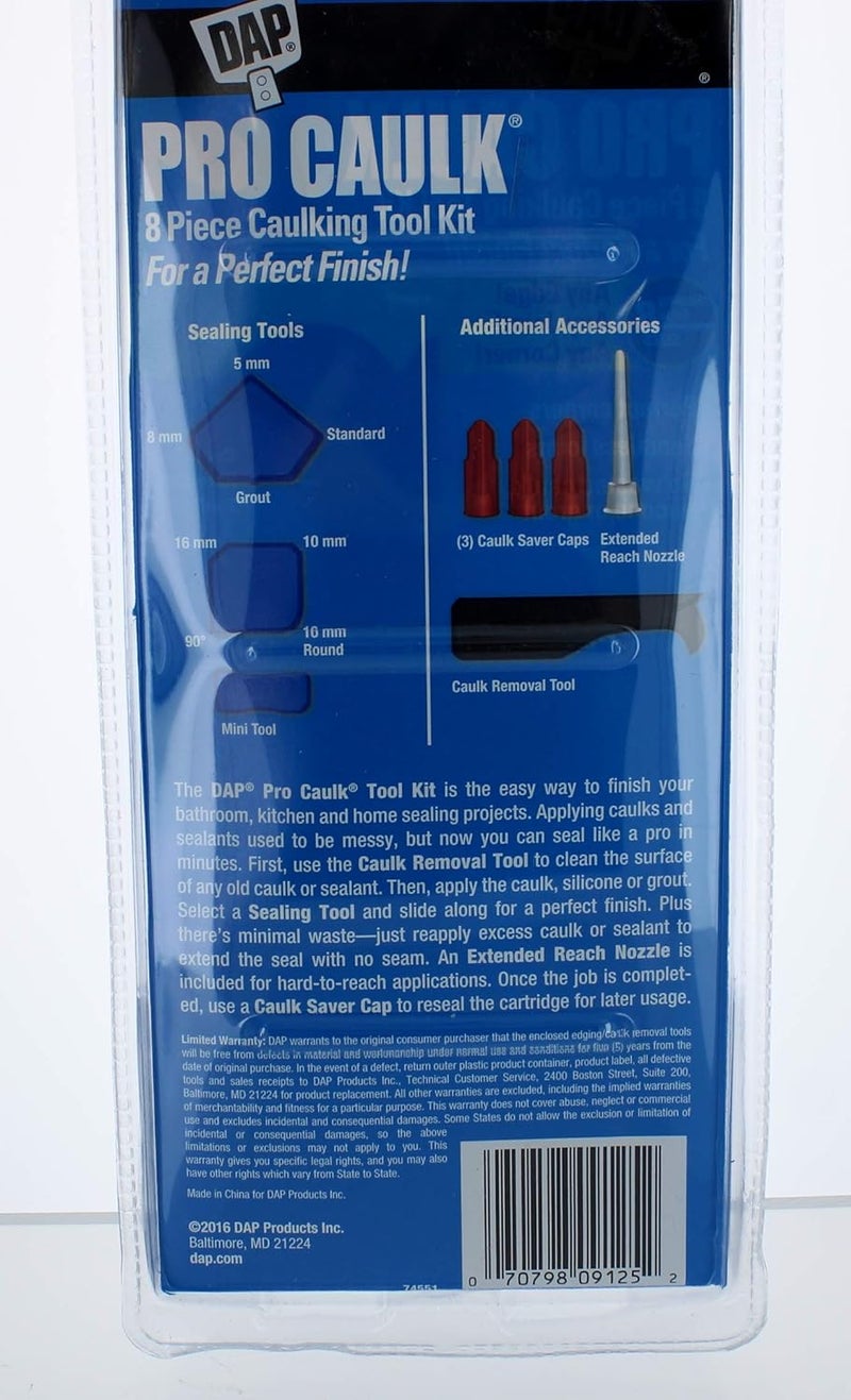 Dap PRO Caulk Black Professional Plastic Caulk Remover Tool 1 pk - Image 2